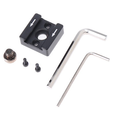 Hot Cold Shoe Mount Adapter Base with 1/4''-20 Screw fr Camera Cage& Flash light