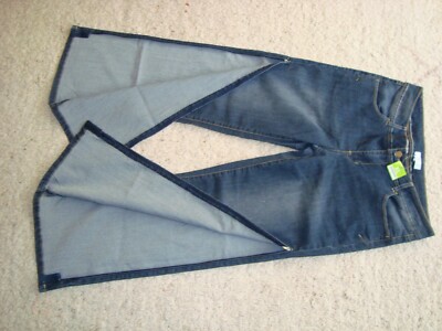 Jeans MIT Pour Prothèse - Taille XL - Coupe Normale - Bleu - Fermeture éclair - Neuf Avec étiquettes