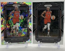 Brittney Sykes 2023 Panini Prizm WNBA #67 Base & Cracked Ice Prizm Mystics Lot