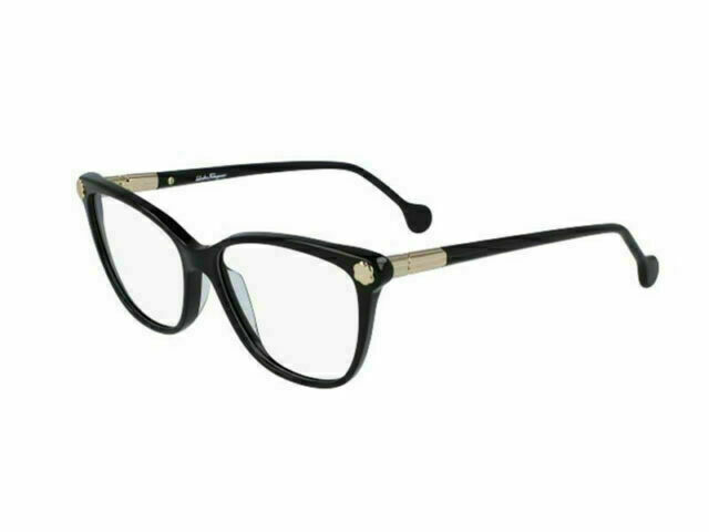 New Salvatore Ferragamo Women's Optical Frame SF2838 Black 53-14-140 ITALY