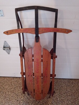 Vintage Lightning Guider One person sled with open runners