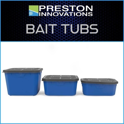 PRESTON INNOVATIONS BAIT TUBS ALL SIZES MATCH/COARSE FISHING