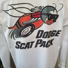 Classic Vintage Race T-shirt DODGE SCAT PACK  130
