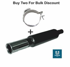 Cherry Bomb Universal Performance Exhaust Back Box In Black Fits Ford + Bracket