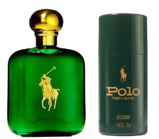 Ralph Lauren POLO GREEN Eau de Toilette Spray 2.0 oz Deodorant 2.6 oz