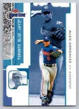 2001 Fleer Game Time #21 Alex Gonzalez Toronto Blue Jays