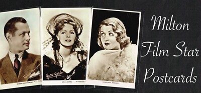 MILTON (UK) - 1930er Vintage   FILMSTAR   Postkarten #1 bis #60
