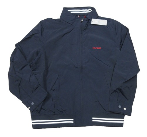 Tommy Hilfiger Big & Tall Men's Navy Regatta Water-Resistant Hooded Jacket
