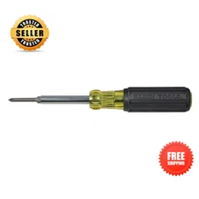 Klein Tools 32559 Multi-bit Screwdriver / Nut Driver, Extended Reach 6-in-1 Tool