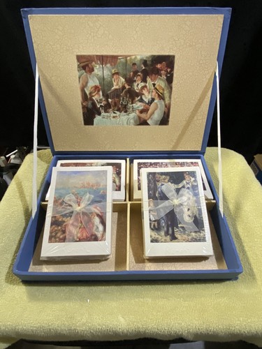 NEW -Renoir Embossed Note Card Chest - Picture 3 of 8