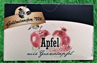 (62€/Kg) GoldmäNnchen Tee Apfel Mit Granatapfel 20 Beutel Apfeltee FrüChtetee