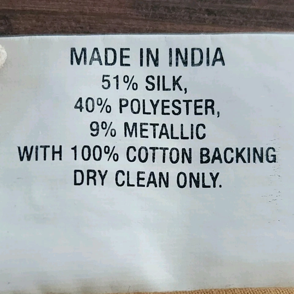 Crate & Barrel Alexandra Bronze Silk Placemats Set Of 10 Home Dining  - Image 4 of 4