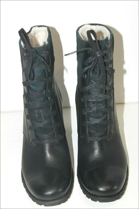 Timberland top fourrées noir