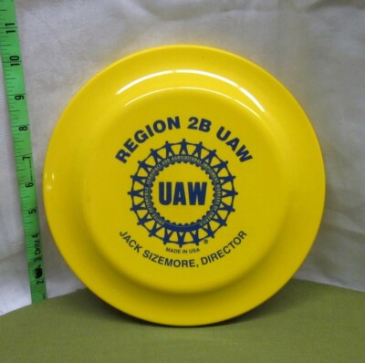 UAW frisbee General Motors flying disc Region 2B union autoworkers Jack Sizemore