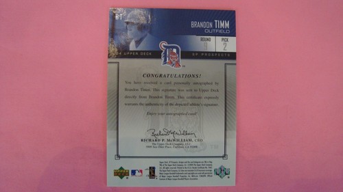 2000 Bowman Draft Picks Matt Wheatland Autograph Detroit Tigers - Picture 4 of 4