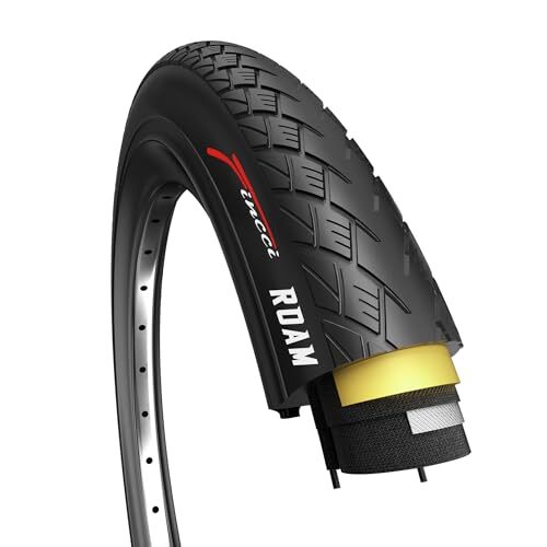 Pneus Gravel Fincci 700x38c Paire - Pliables, Anti-Crevaison 1mm, Pour VTT, Route, Vélo Électrique Et Randonnée