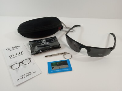 DUCO SUNGLASSES Sport Wrap Designed in Italy NEW