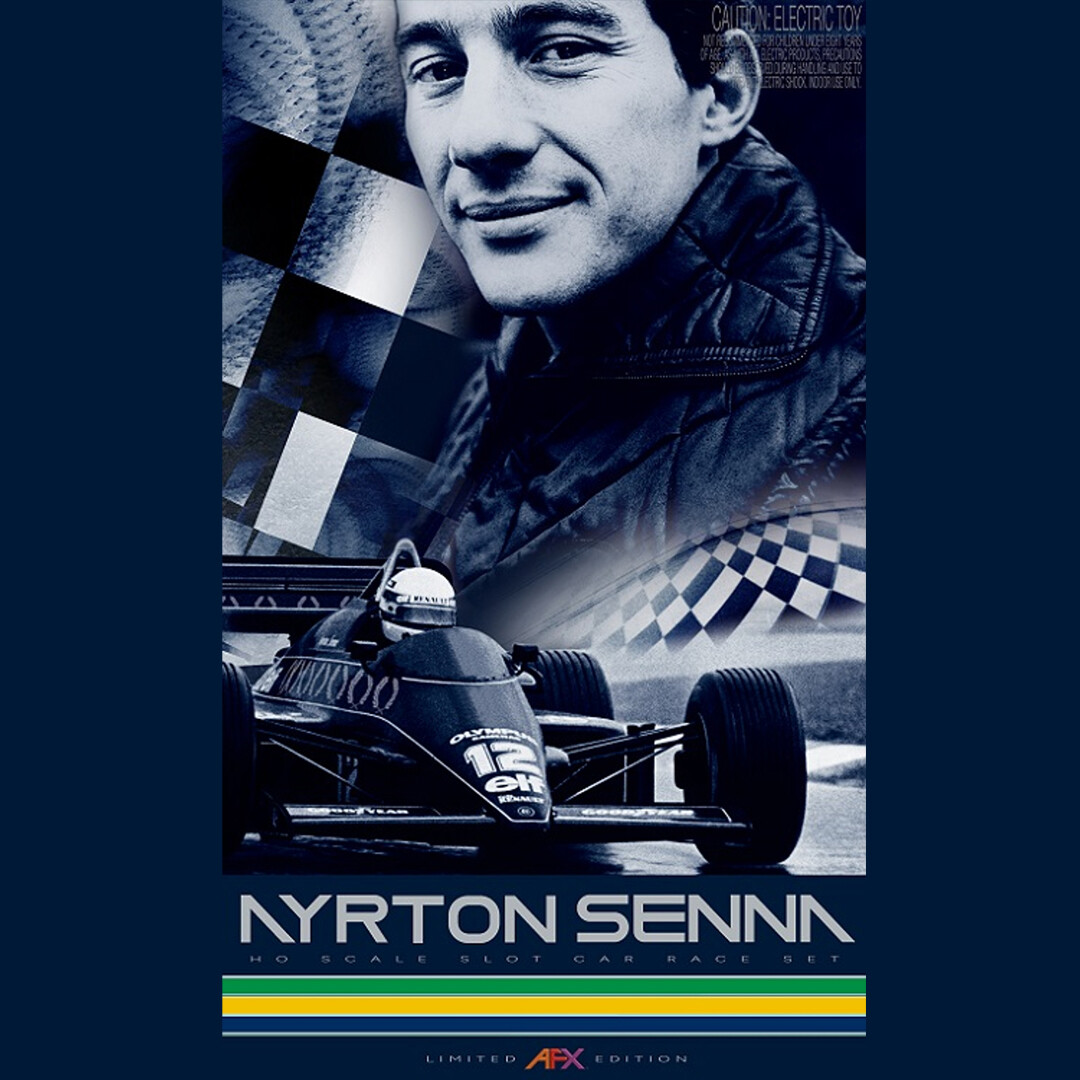 AFX 22112 Ayrton Senna Lotus Limited Edition HO Slot Car Racing