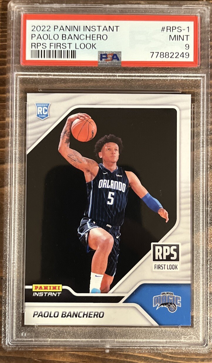 2022 Panini Instant RPS First Look ROOKIE /2939 ~ Paolo Banchero ~ PSA 9 MINT
