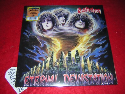 Destruction - Eternal Devastation, Mixed Splater coloured  Vinyl LP 2022, HRR547