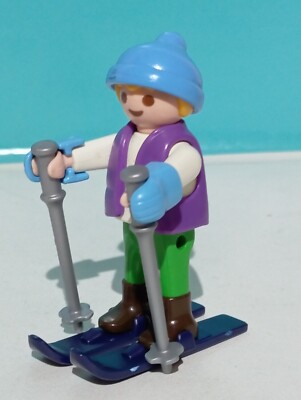 Playmobil Vintage Sports D'hiver 3467 – Bonhomme De Neige, Balai, 1984 – Occasion, Bon état