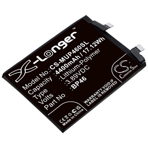 Battery for Xiaomi 2201123G 2206123SC Mi 12S BP46 4400mAh 3.89V - 第 1/4 張圖片