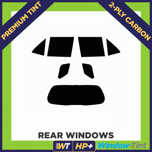 For Cadillac SRX 2004-09 Carbon Pre Cut Window Tint 20% Dark Premium 2-ply HP+ - Picture 2 of 10