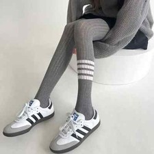 Autumn Cotton Striped Women's Pantyhose Slim Stretch Hottie Fashion Look