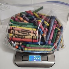 Bulk Crayons Lot 2.44 lbs Assorted Colors Mixed Brands DIY Crafts Melting Art
