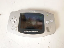 Nintendo Gameboy Advance Handheld System Console Silver Model AGB-001. Tested
