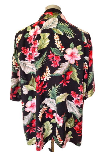 Camisa Hawaiana Iolani Para Hombre Talla XL Colorida Tropical Floral Aloha Botón Delantero - Imagen 14 de 17