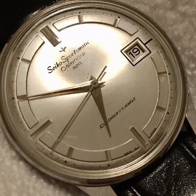 Vintage Seiko Sportsmatic Calendar 820 Automatic Watch - New
