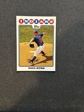 2008 Topps Gold Foil Cleveland Indians Baseball Card #183 Paul Byrd