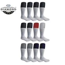Thermal Socks - Heavy Duty Tube insulated socks Ultra Warm Thick Boot Socks 9-15