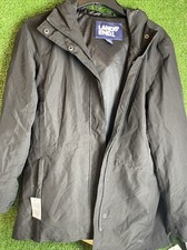Lands End rain jacket Black Size S