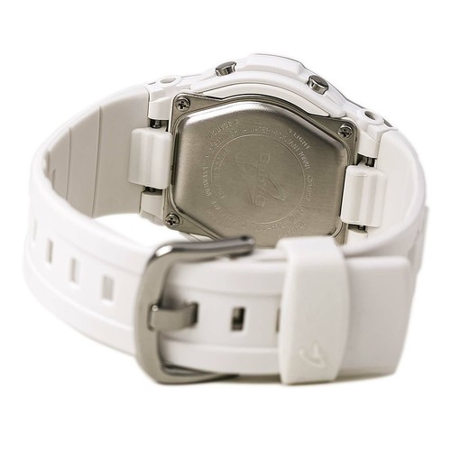 Casio Women's Watch Baby-G Slim Marine White and Brown Dial Strap BGA110-7B - Picture 3 of 4