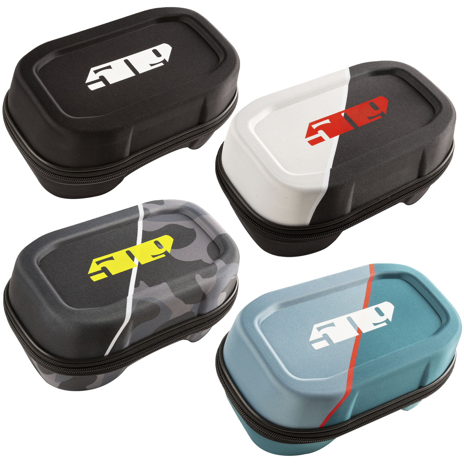 509 Goggle Hard Case 3 Lens Storage Pocket Durable Snowmobile