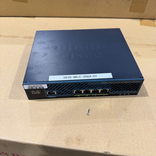 Cisco AIR-CT2504-K9 V07 Wireless LAN Controller | 2500 Series | No Cables | Used