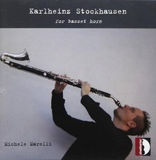 Karlheinz STOCKHAUSEN For Basset Horn CD MARELLI Stradivarius Modern Composition
