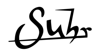 Suhr Guitars Klebeschrift Aufkleber   19 cm schwarz