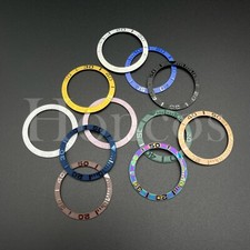 38mm 30.6mm Black/Gray Bezel Insert For 40MM SUB GMT Watch SKX007 Ceramic/Metal