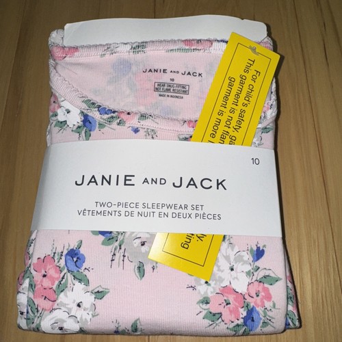 janie and jack long sleeves/long pants pyjamas set size 10-new with tags - Picture 1 of 4