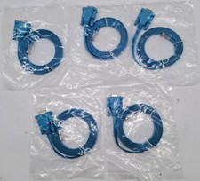 LOT OF 5 Cisco RJ-45 to DB-9 Router Console Cable 6' Blue