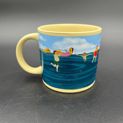 Shark! Heat Sensitive Coffee Mug Unemployed Philosophers Guild 10oz Ceramic Cup - Picture 6 of 22