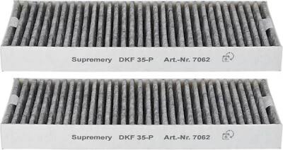 SUPREMERY 2x Aktivkohlefilter für Miele Dunstabzugshauben DKF 35-P Geruchsfilter Aktivkohl