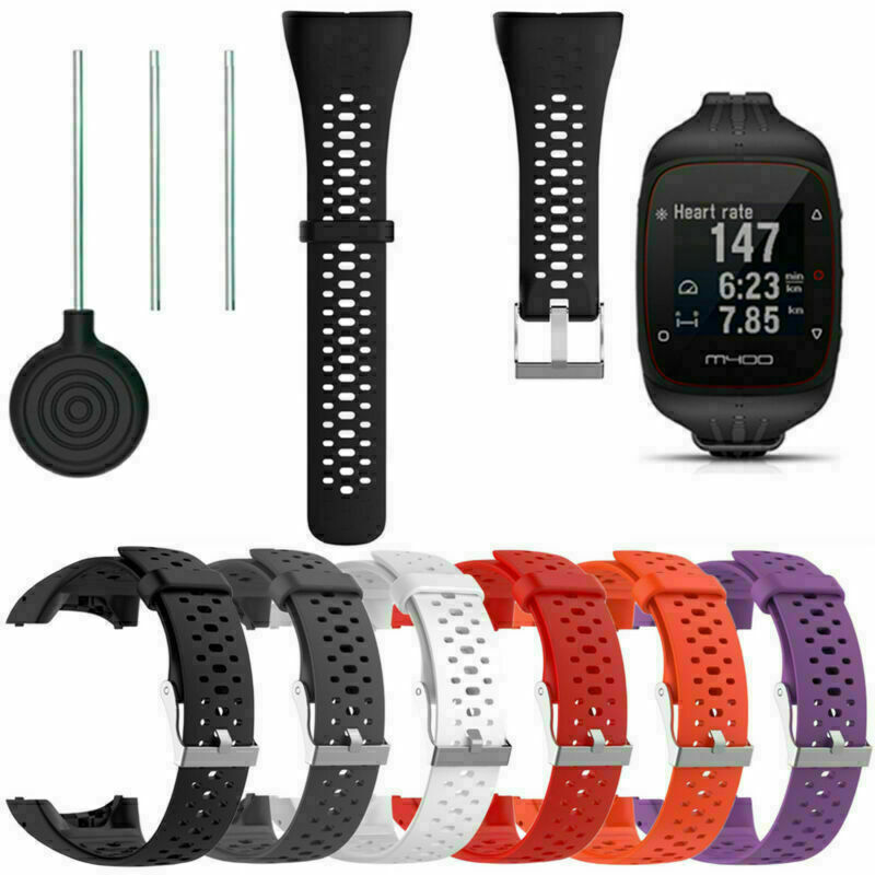 for Polar M400 M430 GPS Watch Sports Soft Silicone Wrist Strap Wristband  Tools