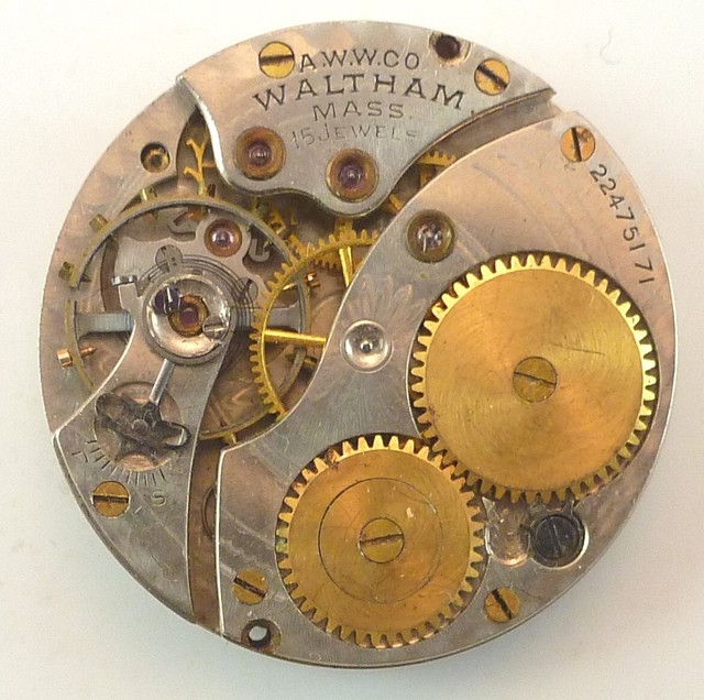 Waltham Grade 315 Mechanical Pocket Watch Movement Parts / Repair eBay