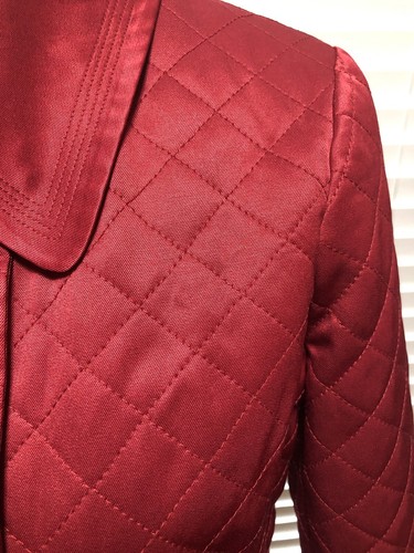 NUEVO Abrigo Pendleton Mujer Algodón Nylon Acolchado Rojo Granero Chaqueta de Montar P77582 SM - Imagen 3 de 11