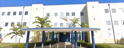 JIS middle school new and improved white orange blue and has three floors plzbuy