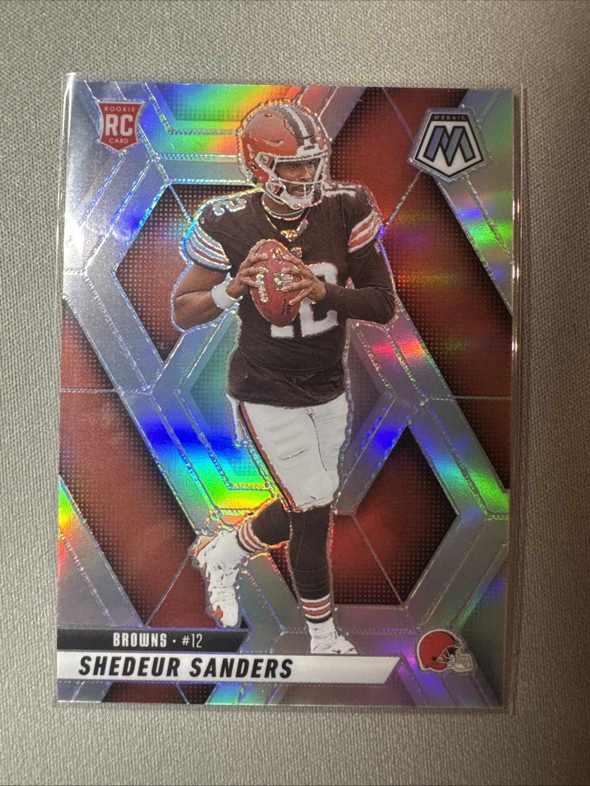 2025 Panini Mosaic - Shedeur Sanders #302 Silver Prizm (RC)